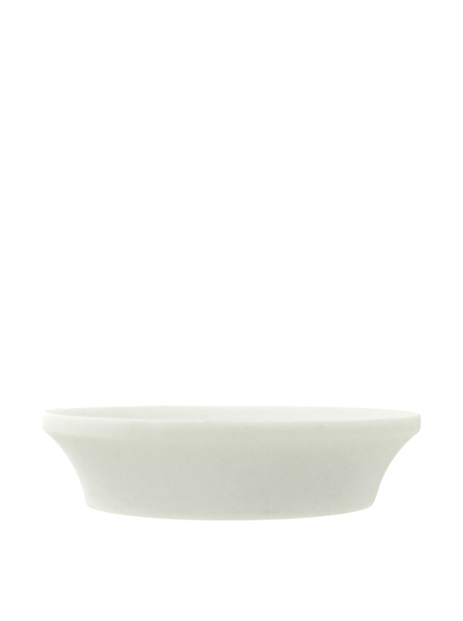 Gedy by Nameeks Gedy Aucuba Jabonera, 1 Pulgada de Largo x 4.1 Pulgadas de Ancho, Transparente, Piedra, Blanco, 4.1 x 4.1 x 1 Pulgadas