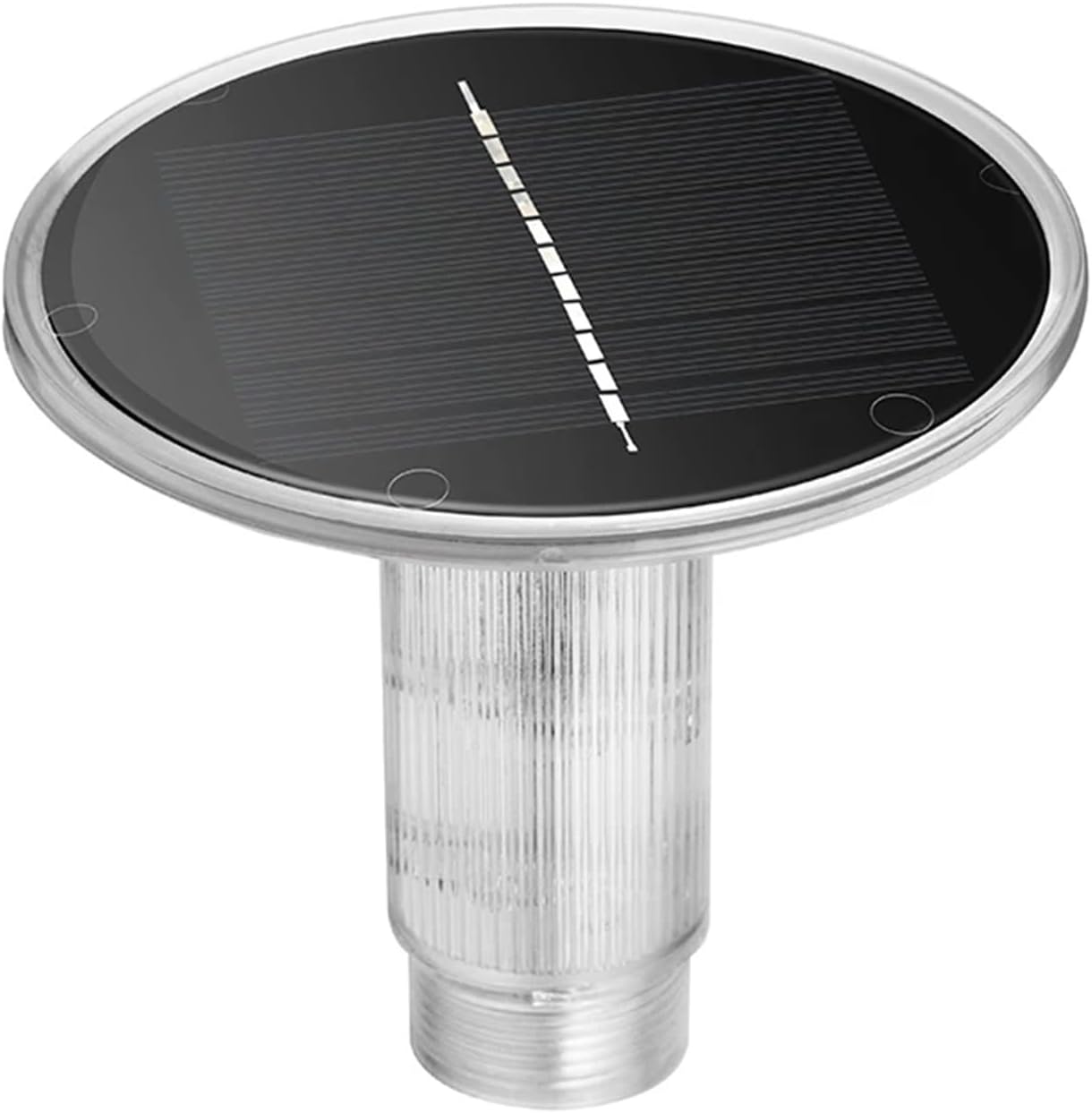 Solar Powered Beacon Boat Light For Mast/Anchor Lighting Flashing Signal Strobe LED Warning Light(Red and white)