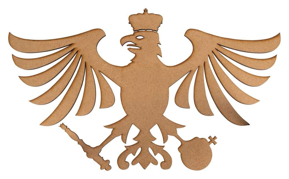 Schützenvogel Fritz aus Holz, Schützenadler für Vogelschiessen mit Luftgewehr, Schützenfest Natur