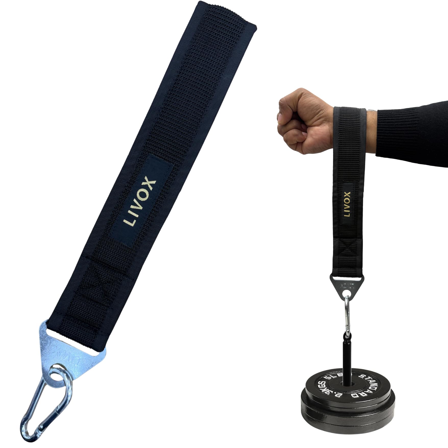 Livox Arm Wrestling Competition Match strength training Arm Wrestling Training Belt with snap hook (Training Belt Pro)-image-4