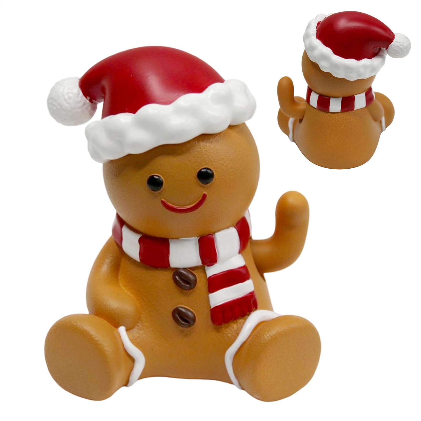 Figurine de Noël animée Teksome : automate de table interactif pour décoration de maison