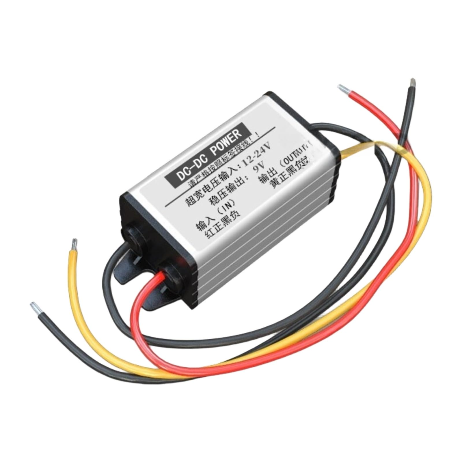 1 pcs Convertidor reductor DC-DC 12V 24V 5V 3V 3.7V 4.2V 6V 7. 9V(Al Case Waterproof 12V24V to 9V)