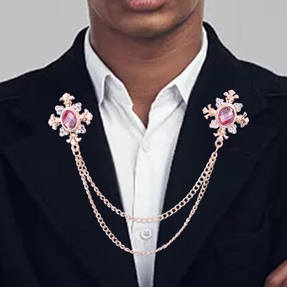 男女両用ブローチ&ラペルピンスーツにぴったり　軍刻印有正規品＆オニキスネックレス 男女両用ブローチ&ラペルピンスーツにぴったり軍刻印有正規品