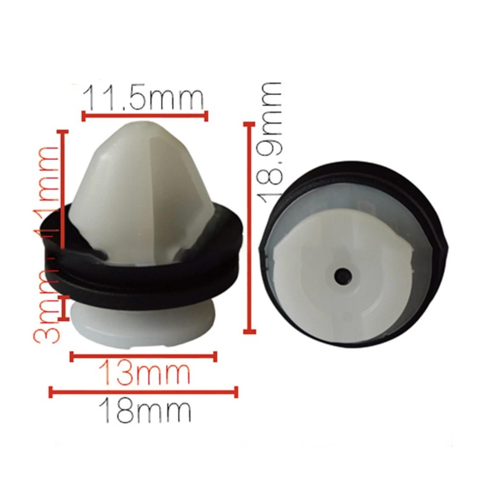 Rotule de Direction Rivet de retenue adapté pour Peugeot 206 207 208 307 308 407 807, garniture intérieure voiture, panneau porte, Clips fixation carte, Clip(500x)