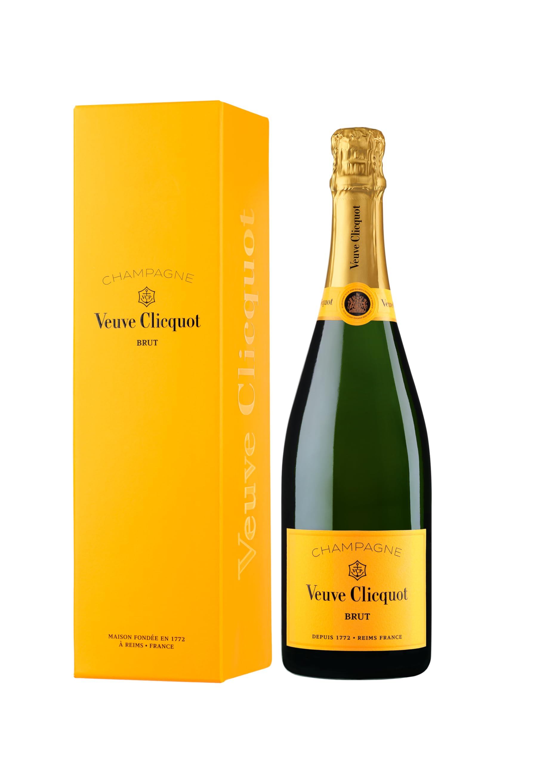 Veuve Clicquot Brut Carte Jaune Champagne 12,5% 75cl sous étui, La Cuvée Emblématique de la Maison