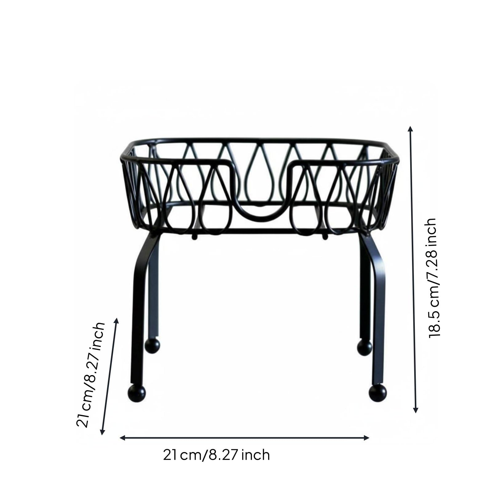 perfk Soporte Barril Base Resistente Estante Hierro Dispensador Fácil Uso Compatible con Diversos Envases en Buffets Reuniones, Negro, Rack 8L