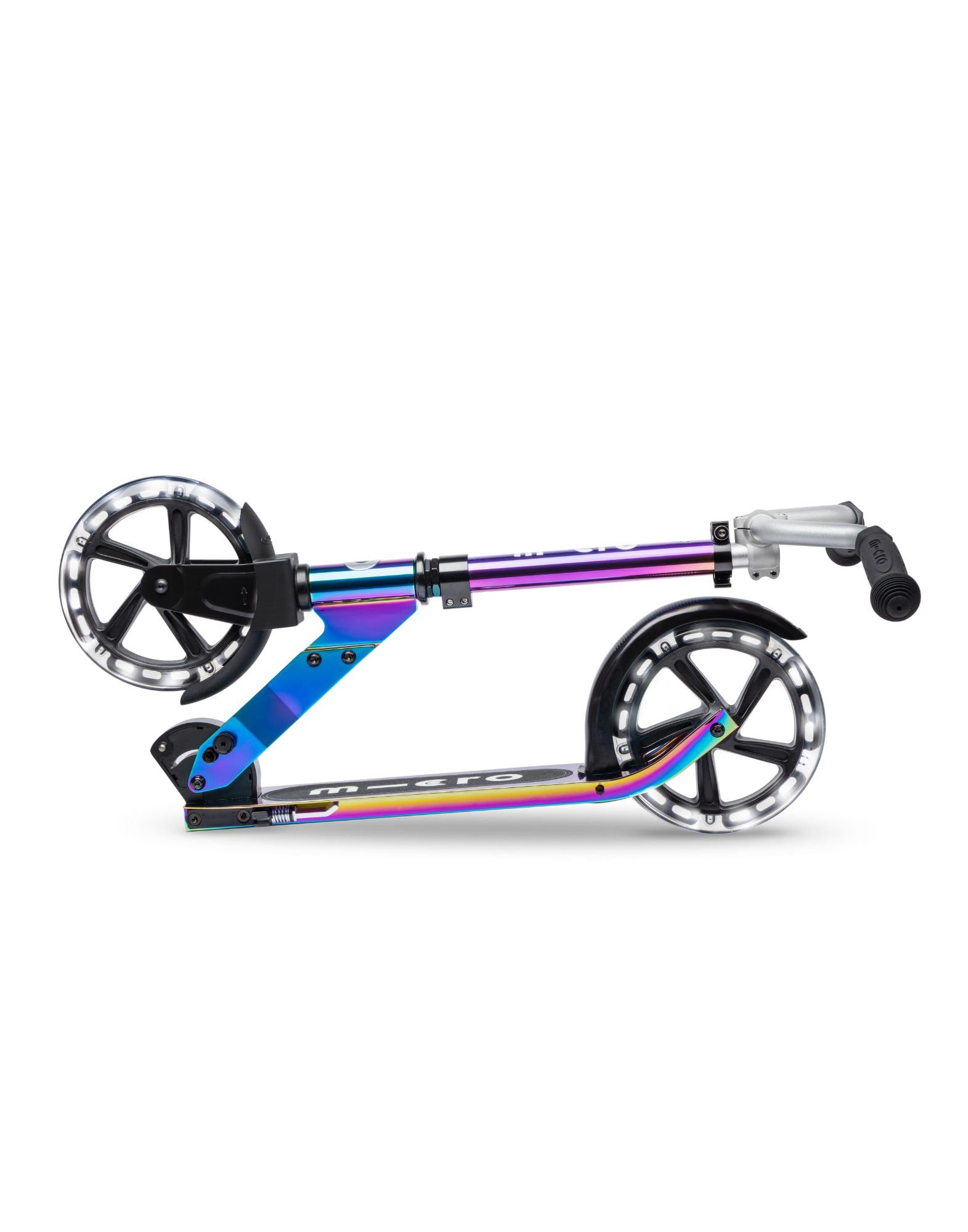 Micro | Trottinette Enfant Cruiser | Grande Roues | Pliable | Guidon Chopper | 7-12 Ans