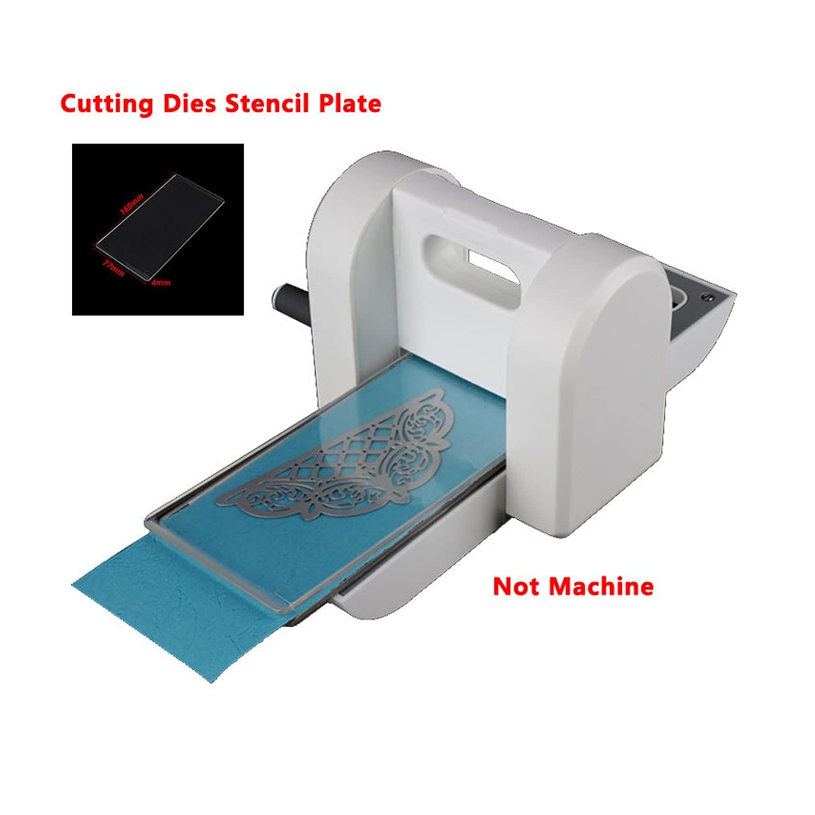 Bricolaje Scrapbooking Cutting Dies Stencil Placa Die Cutting Greaming Machine Placa Reemplazo PAD 77x160x4mm