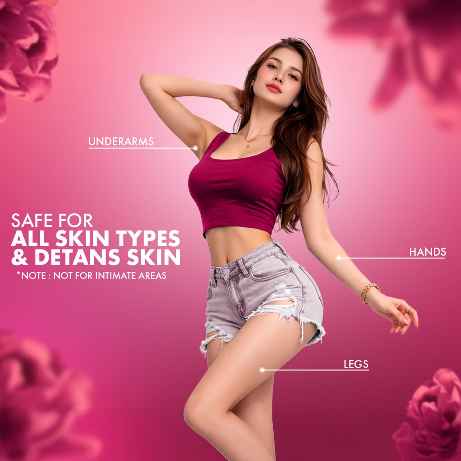 Urban yog Hair Removal Cream Spray for Women | Painless Body Hair Removal Spray for legs, hands, underarm & back (200 ML) 1
