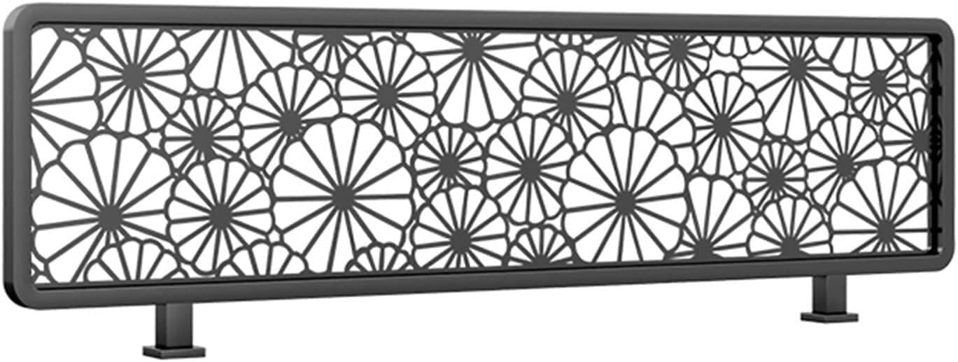 SYzTcN1 Dividers For Dining Areas Dining Space Decorative Partition Countertop Divider Low Screen(Black-b,100cm)