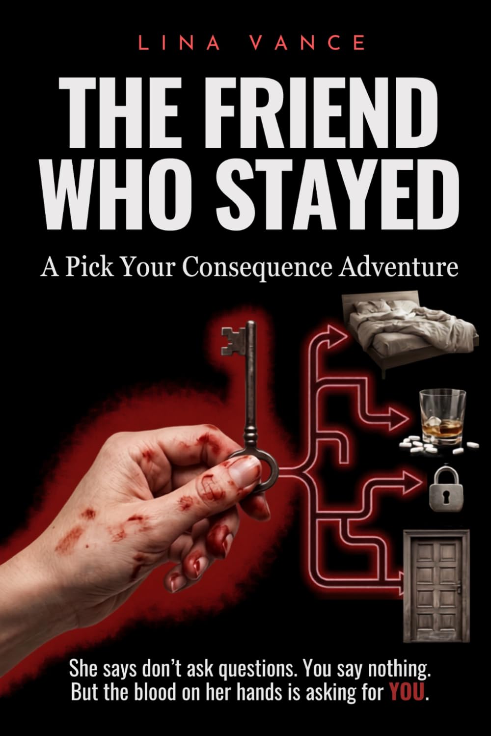 The Friend Who Stayed: A Pick Your Consequence Adventure: An Interactive Psychological Thriller Where Every Choice Changes Everything