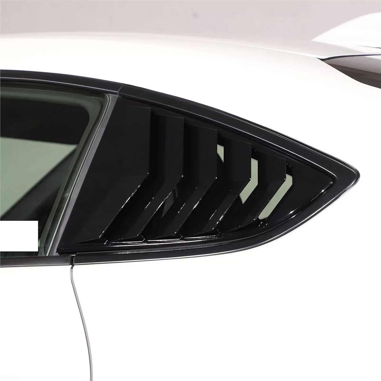 for Toyota GR86 Subaru BRZ 2022-2025 Car Rear Louver Window Side Shutter Cover Trim Sticker Vent Scoop ABS Carbon Accessories(Carbon)