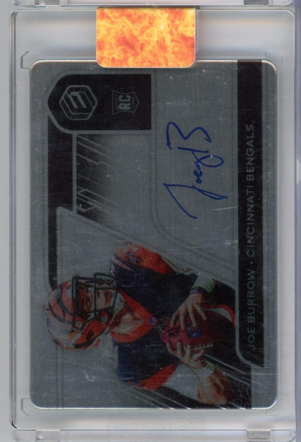 2020 Panini Elements Joe Burrow #119 Rookie Auto /55 Rookie RC Football Card