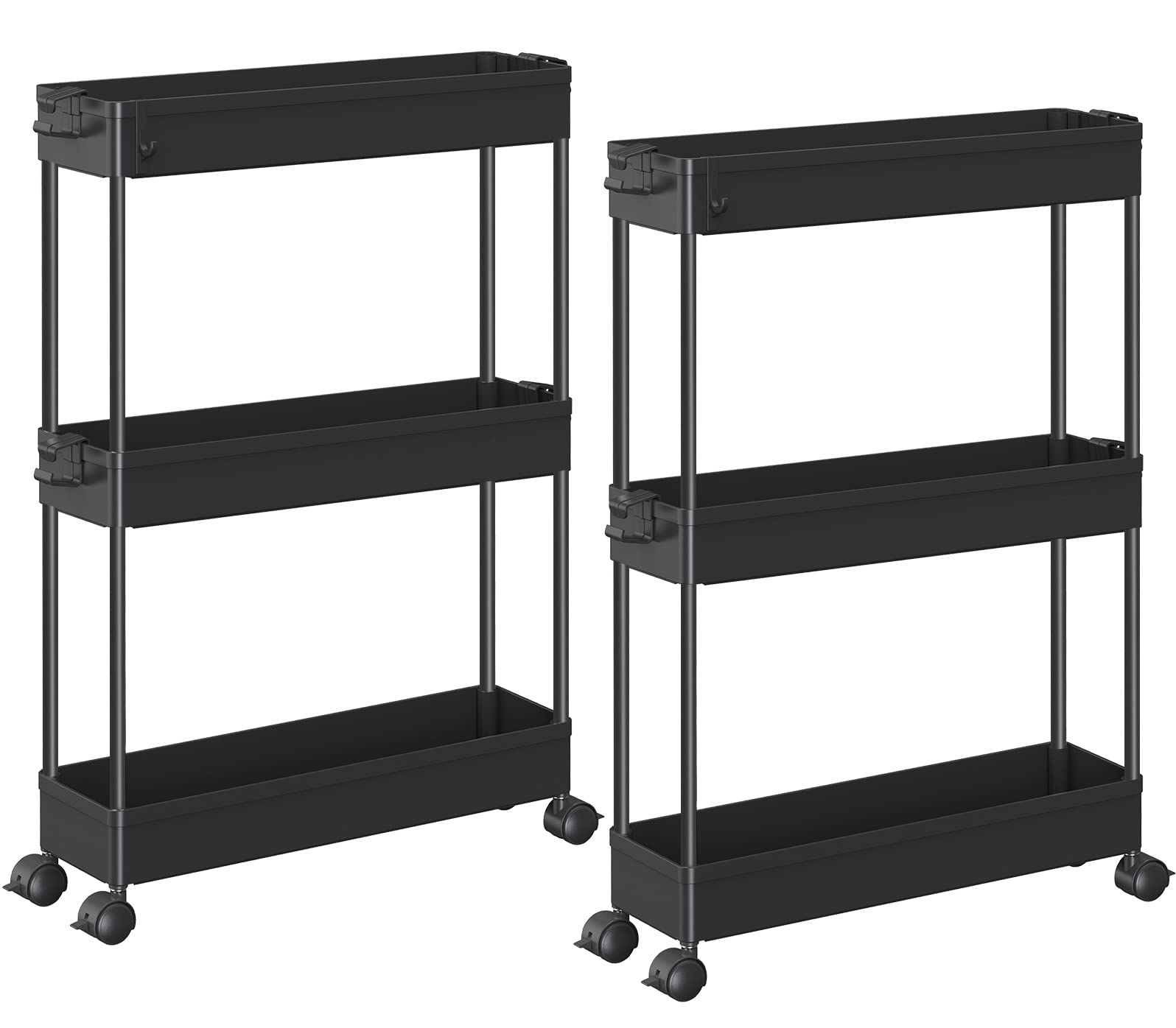 Buy SPACEKEEPER Slim Storage Cart, 3 Tier Bathroom Storage Organizer