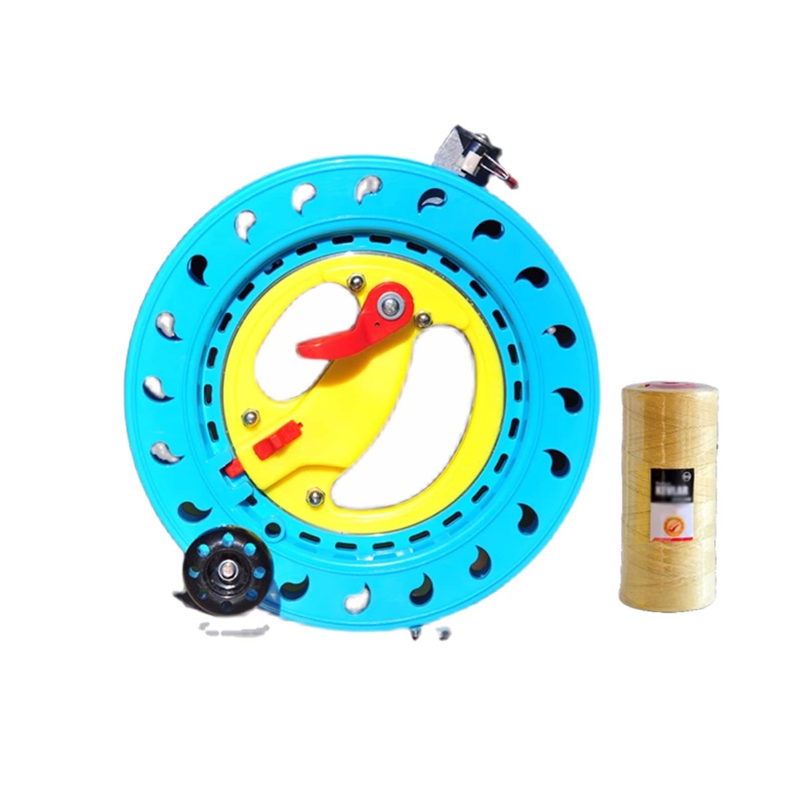 Enrollador de línea para Cometas, Rueda de Agarre para niños y Adultos, Bloqueo Seguro, ergonomía Suave, Accesorio Profesional y Duradero (Color: línea de 700 m)