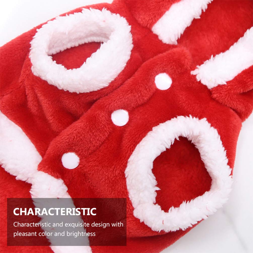 POPETPOP de Mascota Navide?a con Bufanda Dise?o de Reno Disfraz de Cosplay para Perro Sudadera con Capucha para Ropa para Navidad Disfraz de de Peluche de Navidad