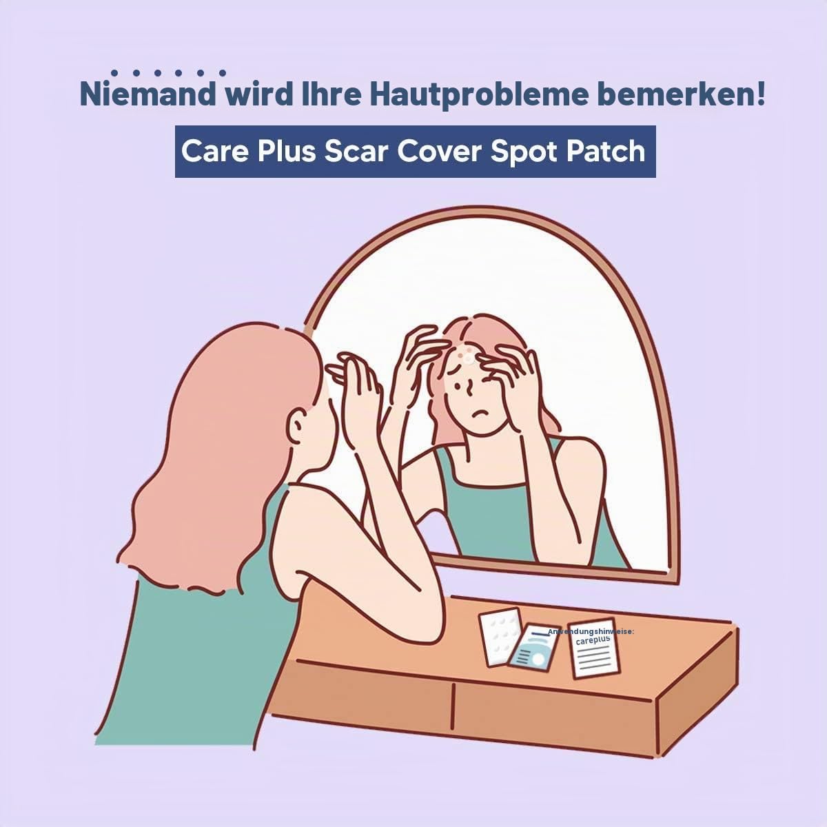 Olive Young Care Plus Spot Patch (102EA) Akne Spot Pimple Absorbent Patch, Wundkompresse, Wundkompresse, Akne Akne Pflege Akne (102EA x 4 Stück)