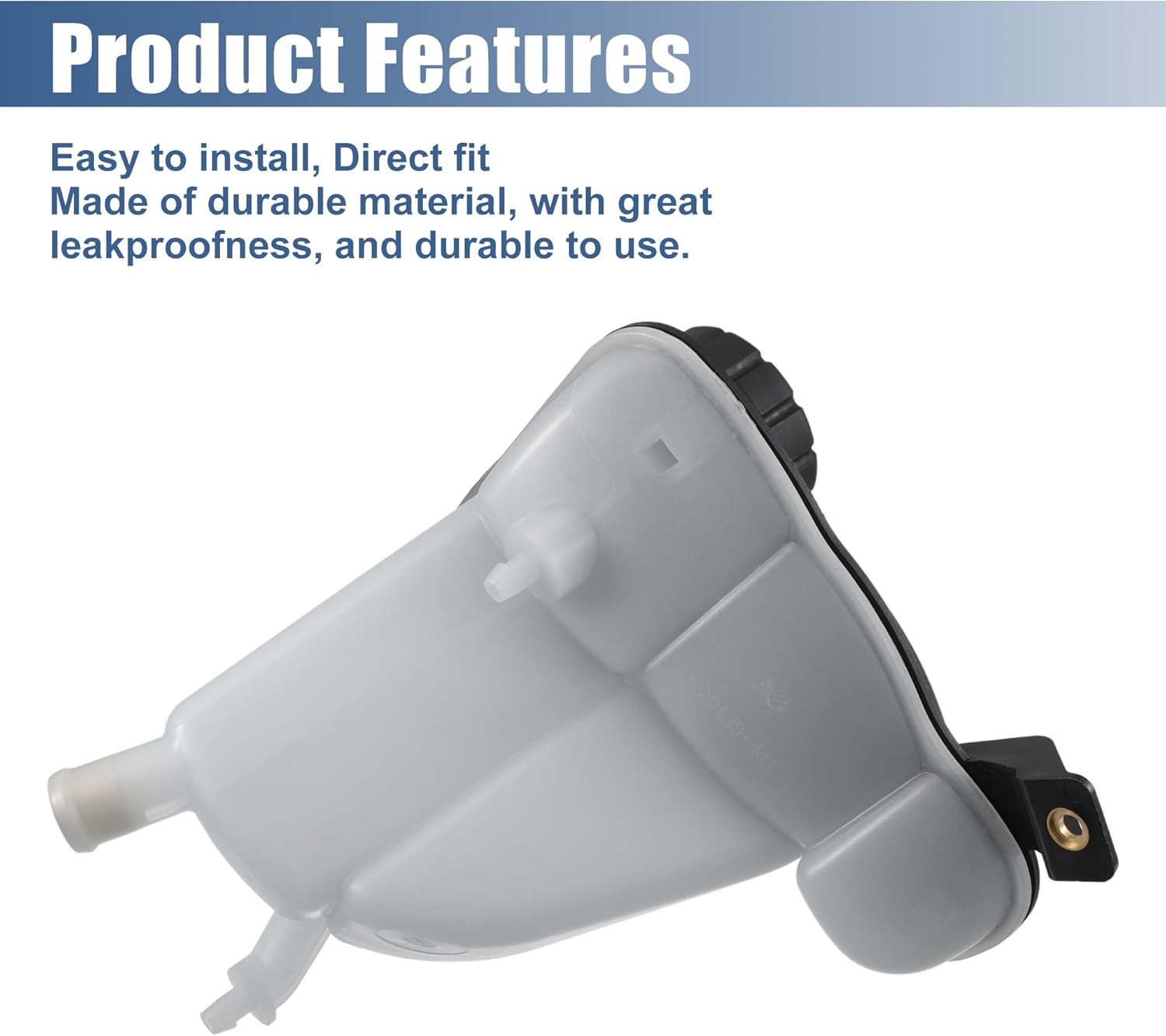 X AUTOHAUX Coolant Radiator Reservoir Tank 2515000049 Coolant Overflow Expansion Bottle with Cap and Sensor for Mercedes-Benz R350 2013