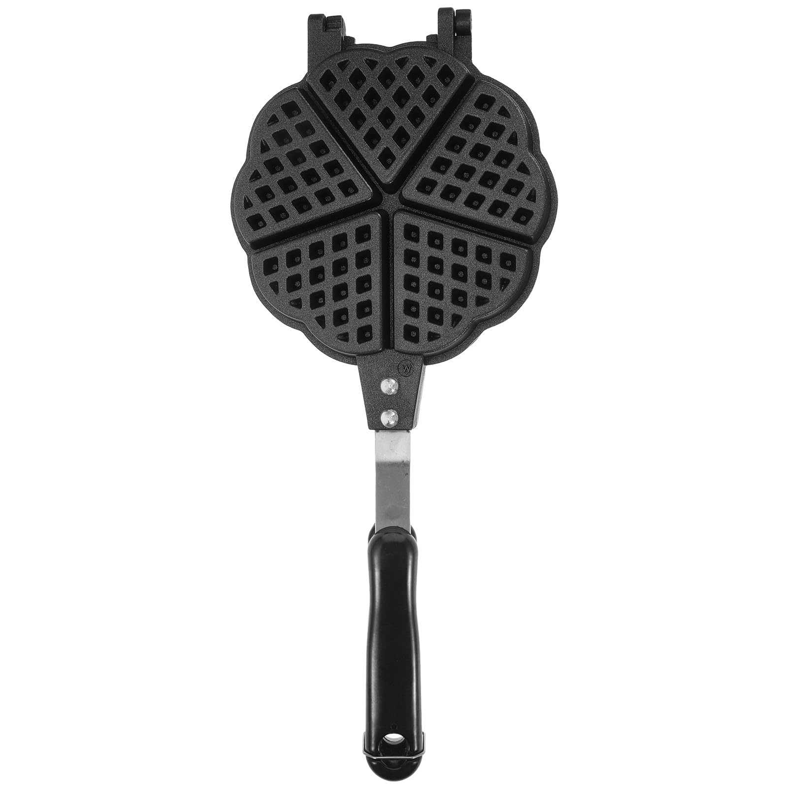 Molde para gofres con forma de corazón: Molde de aluminio antiadherente para pasteles, ideal para desayunos saludables - Utensilios de repostería para el hogar y las fiestas