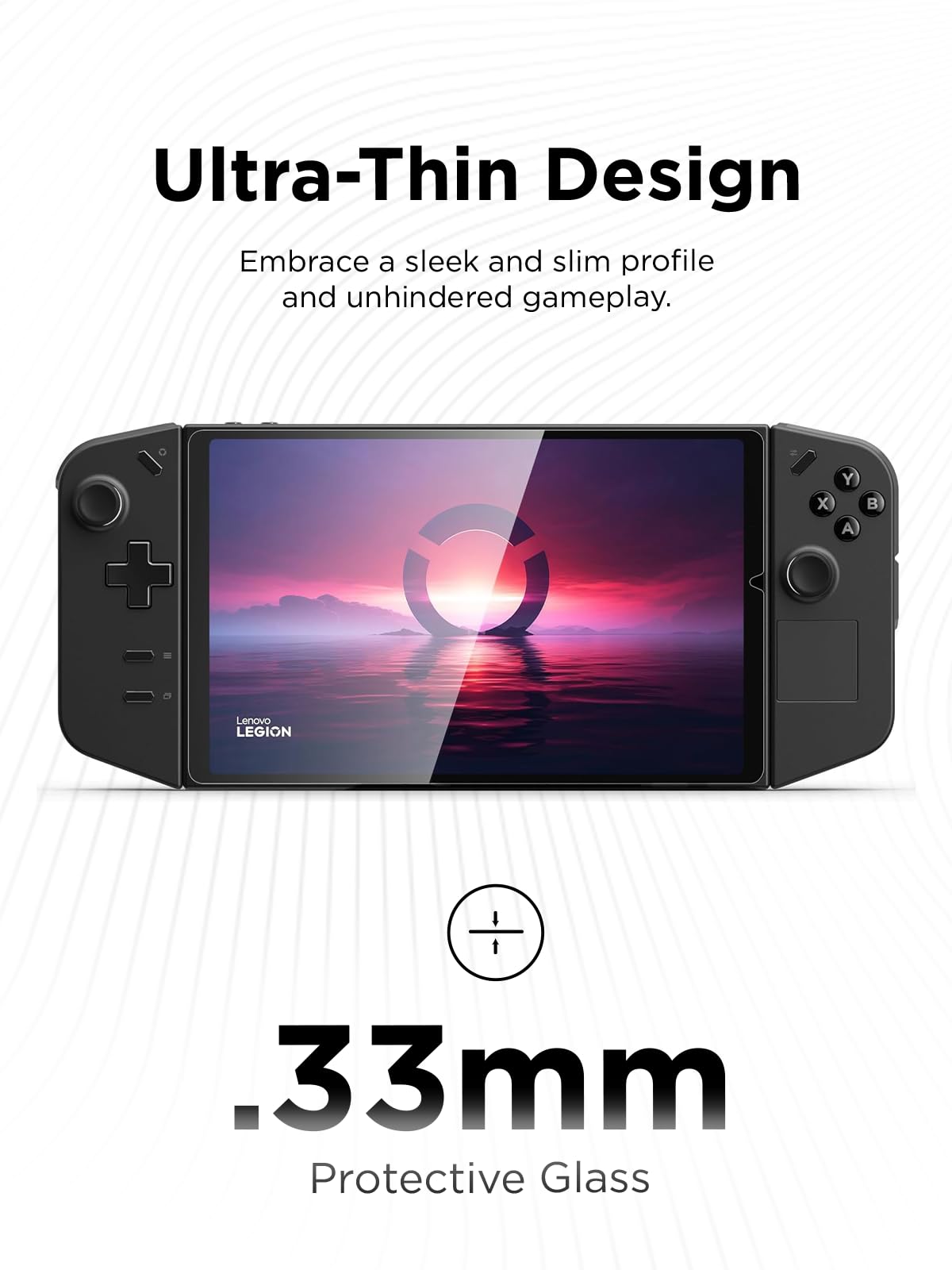 Amazon.co.jp: Lenovo Legion Goスクリーンプロテクター - 超薄型0.33
