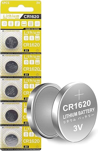 Cotchear Pilas de monedas CR1620 3V botón electrónico batería de litio CR1620 DL1620 5009LC para reloj juguete remoto