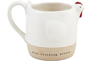 Adorable Ceramic Chicken Mug for Coffee, Tea, or Soup - 12 oz...