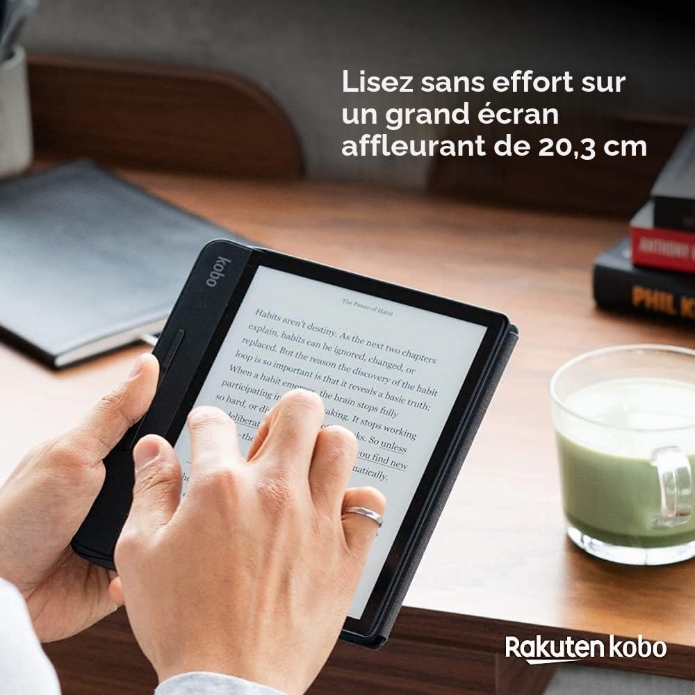 Rakuten Kobo Forma Lecteur e-Book Touch Screen 8 Go Wifi Noir (Reconditionné)