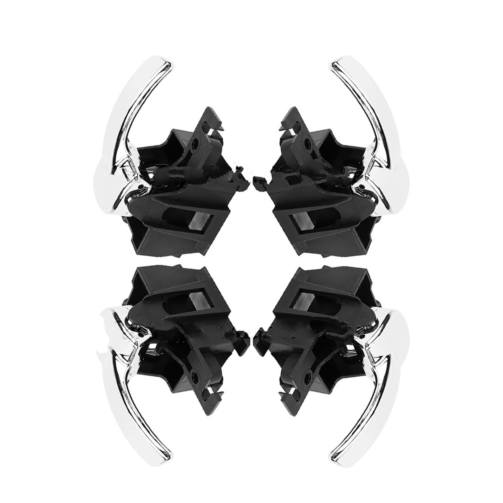 Jkswzma A Set Car Inner Handle For Nissan For Navara D40 For Pathfinder 2004-2014 Left Right Front Rear Inner Door Handle 80671-4X02b 80670-4X02b