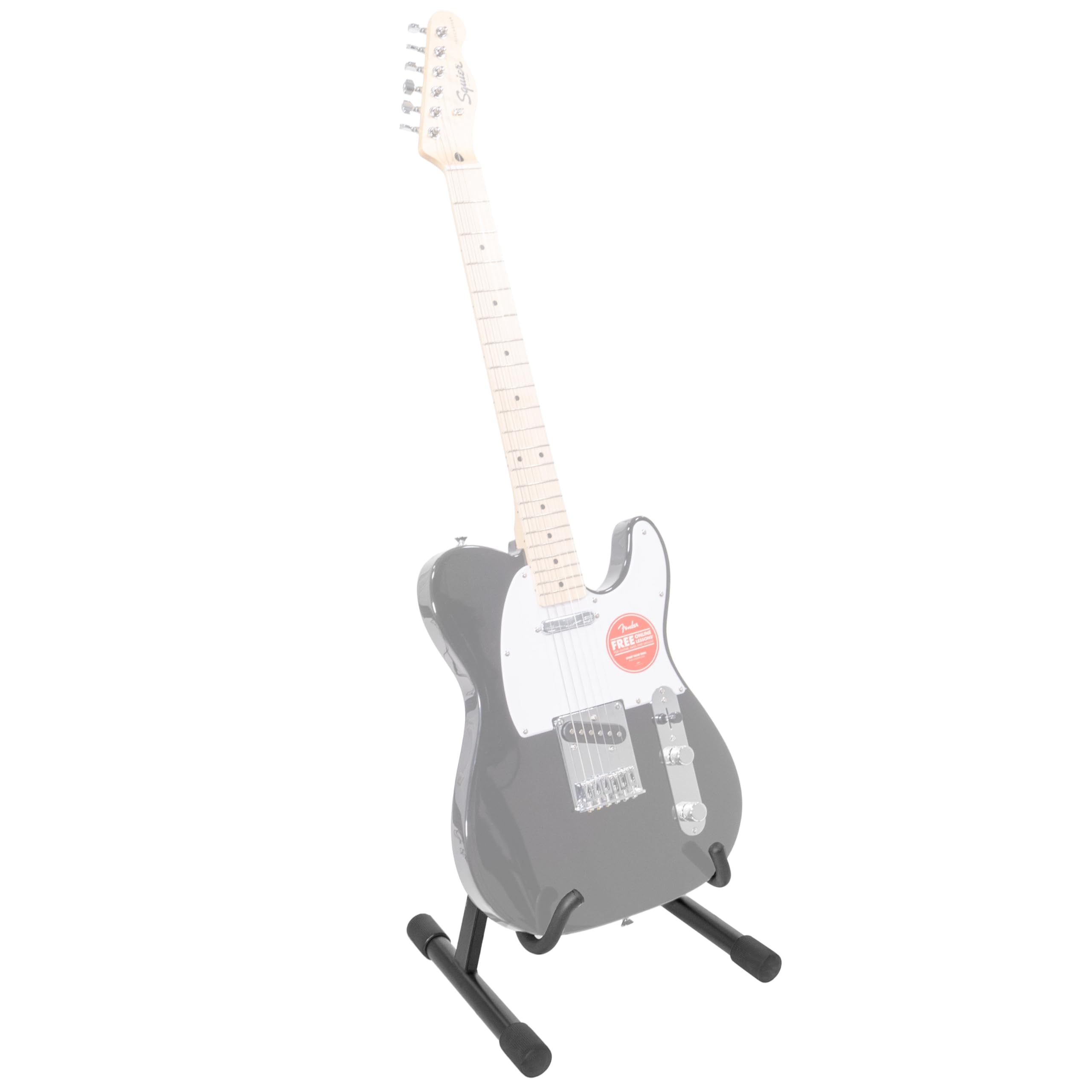 BoomToneDJ ES1 Support Guitare Universel Pliable - Noir Satiné Pour Acoustique, Électrique Et Basse