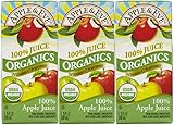 Apple & Eve Organic Juice, Apple, 6.75 Ounce, 3 Boxes (Pack of 9)