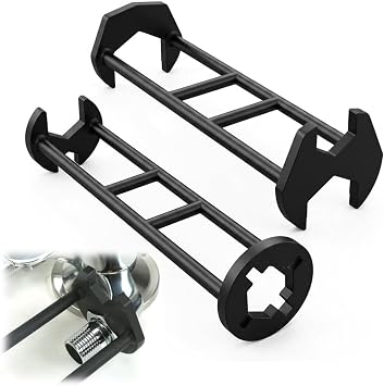 2 PCS Basin Wrench for Narrow Spaces,Tap Spanner,Sink Tap Spanner