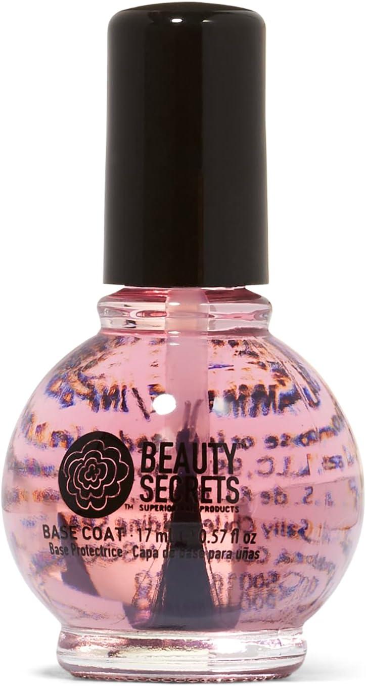 BEAUTY SECRETSFormaldehydeFree Vitamin and Protein Enriched Base Coat, Multicolor, .57 FL OZ (1 Pack)