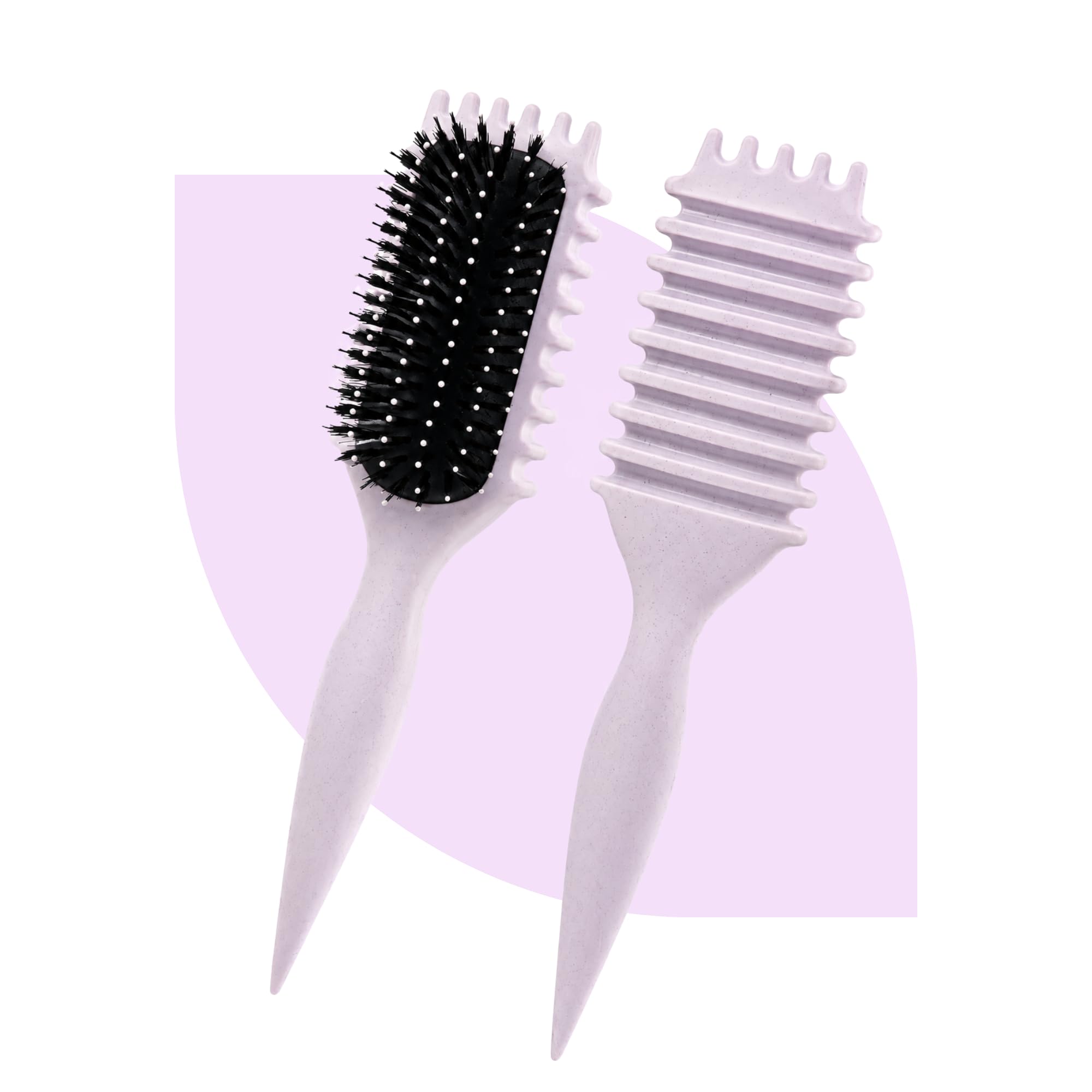 Escova de Cabelo Fitagem Cachos Ondulado Finalização Profissional Raquete Wave Mechas