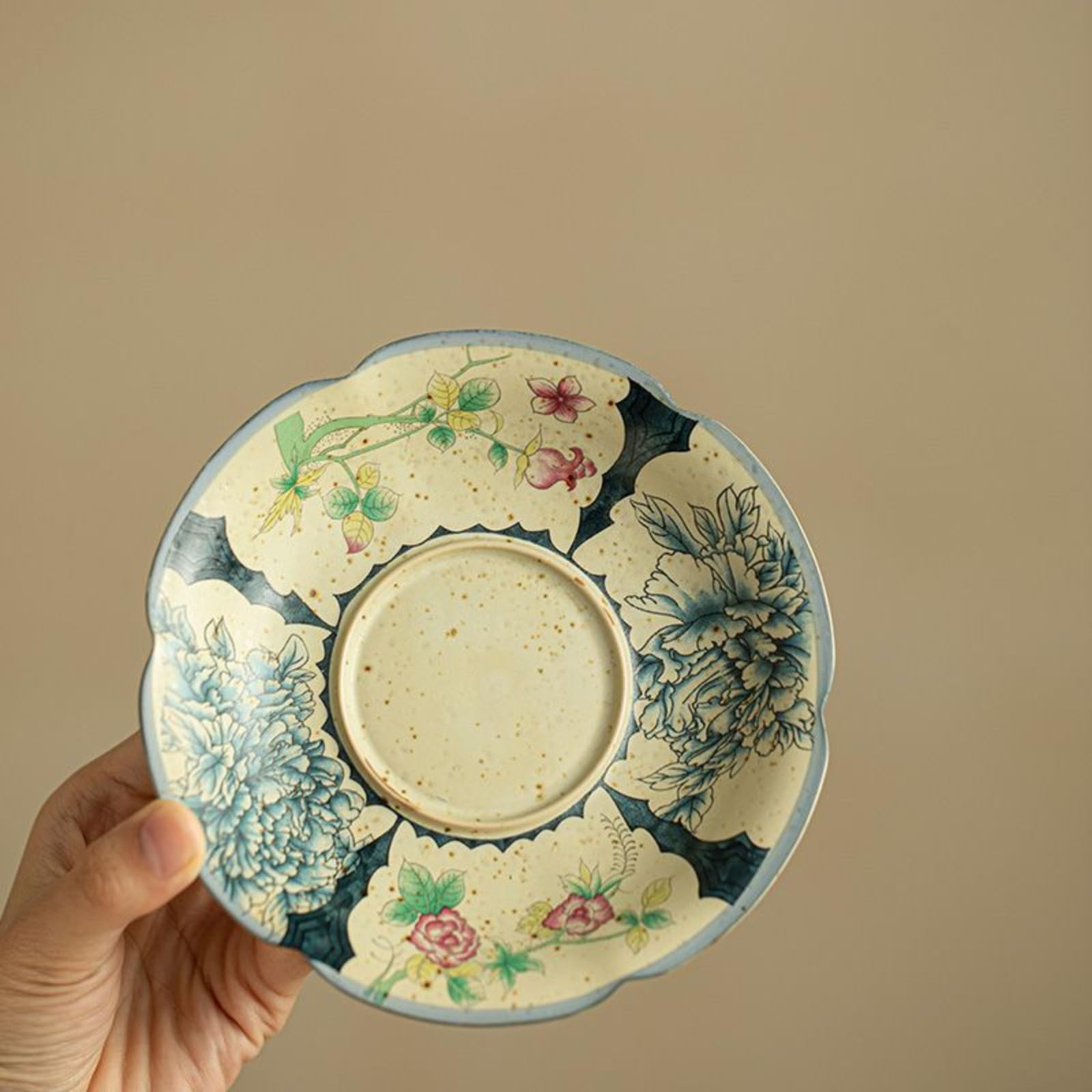 Ceramiczny Gaiwan, 150 ml, chiński styl ręcznie rysowany zestaw do herbaty Kung Fu domowa miska na herbatę