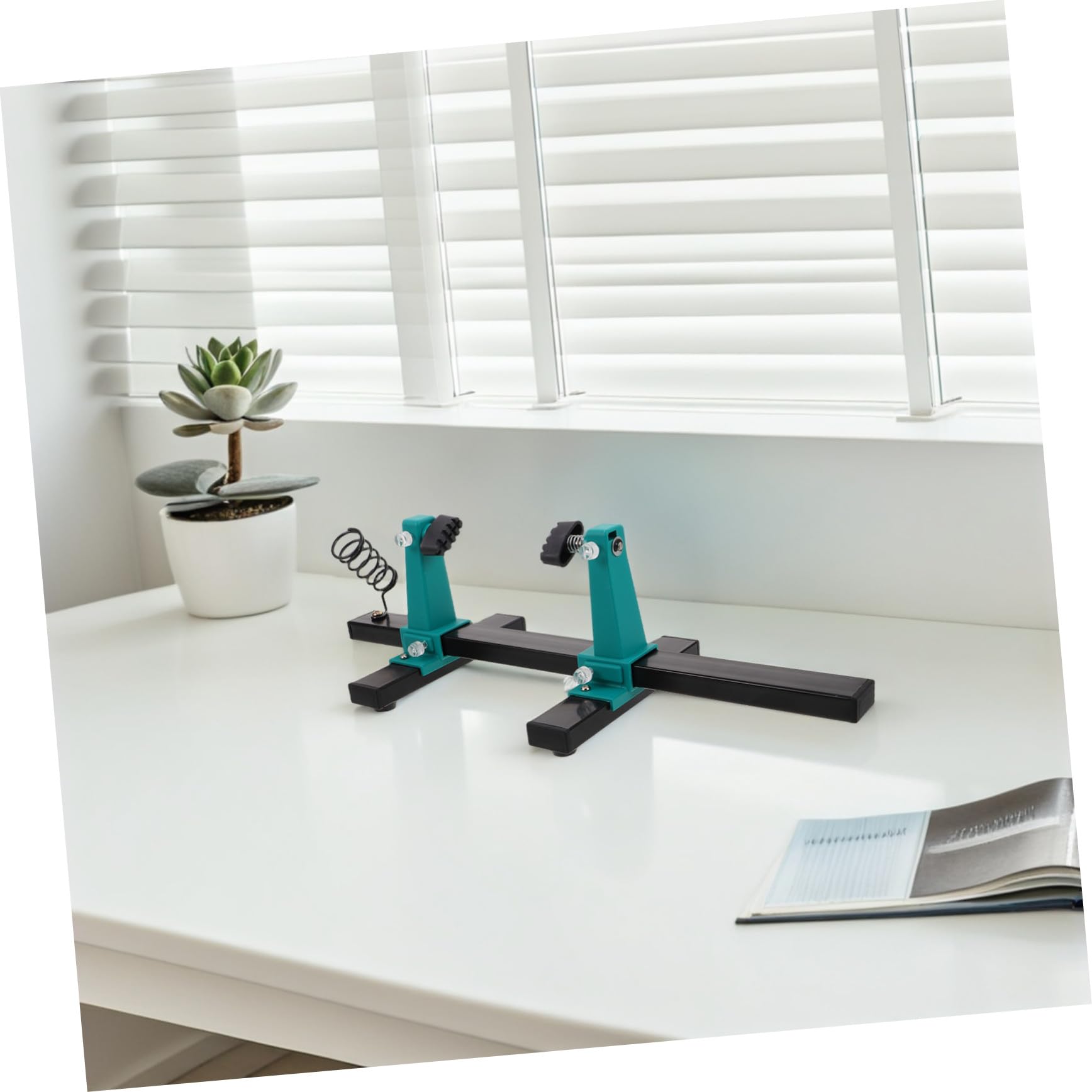 OUNONA Soporte De Soldadura Para Pcb Herramienta Auxiliar Con Base Ajustable Para Reparar Placas De Circuito Impreso Para Soldar Componentes Electrónicos Soporte Para Soldador Con Abrazad