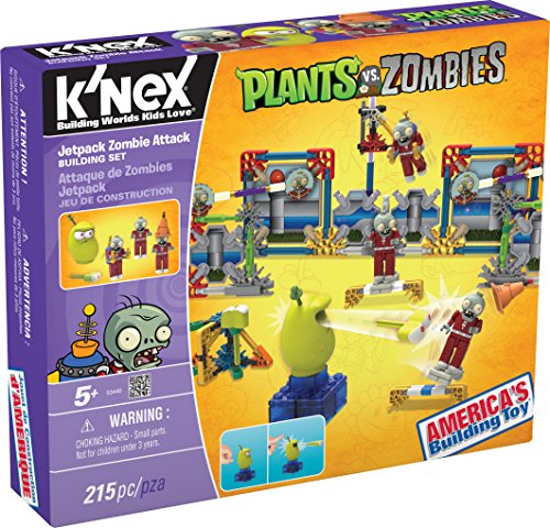 K'NEX Plants vs. Zombies Jetpack Zombie Attack Building Set
