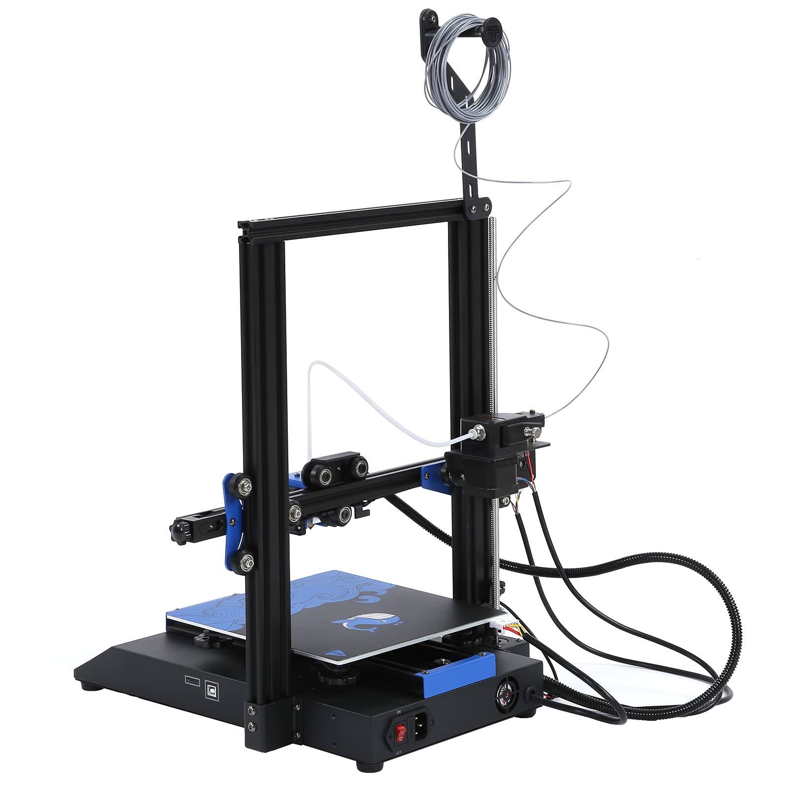Kit de bricolage d'imprimante 3D nivelant automatiquement l'imprimante 3D avec 3 à 5 pouces et des pièces d'installation complètes pour une utilisation d'impression en ligne