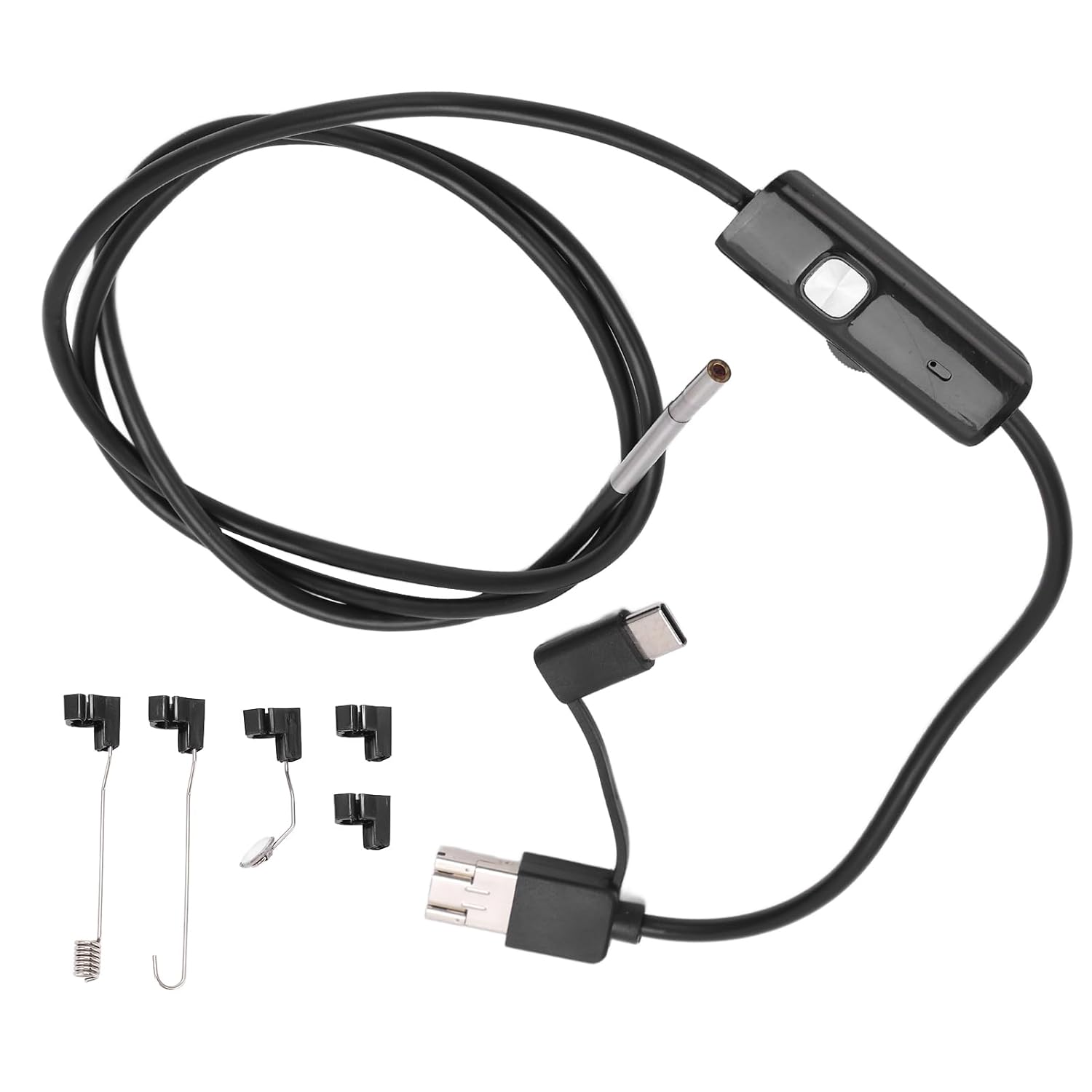 FTVOGUE 3.9mm Endoscope High Definition Inspection Camera with 6 LED Lights Waterproof IP67 for Android PC Industrial Equipment Inspection (Soft Cord 10m), FTVOGUExpdf4wnimv-15