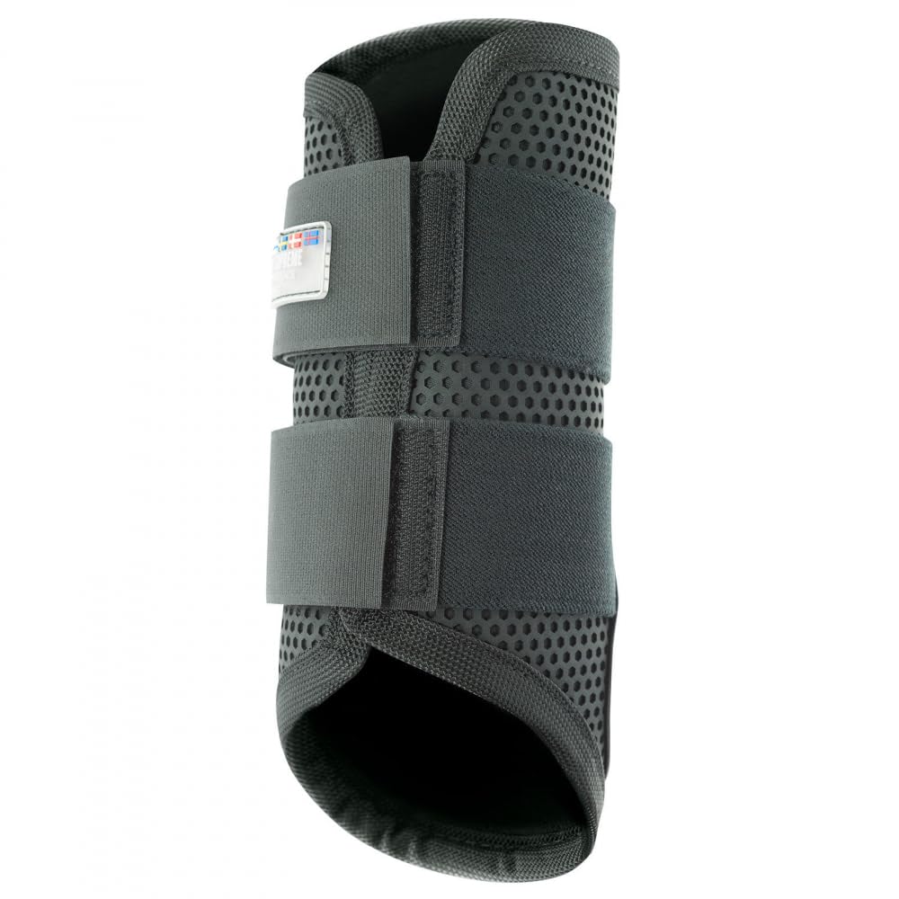 HORZE Impact Dressur Fesselkopfgamaschen, Schwarz, L