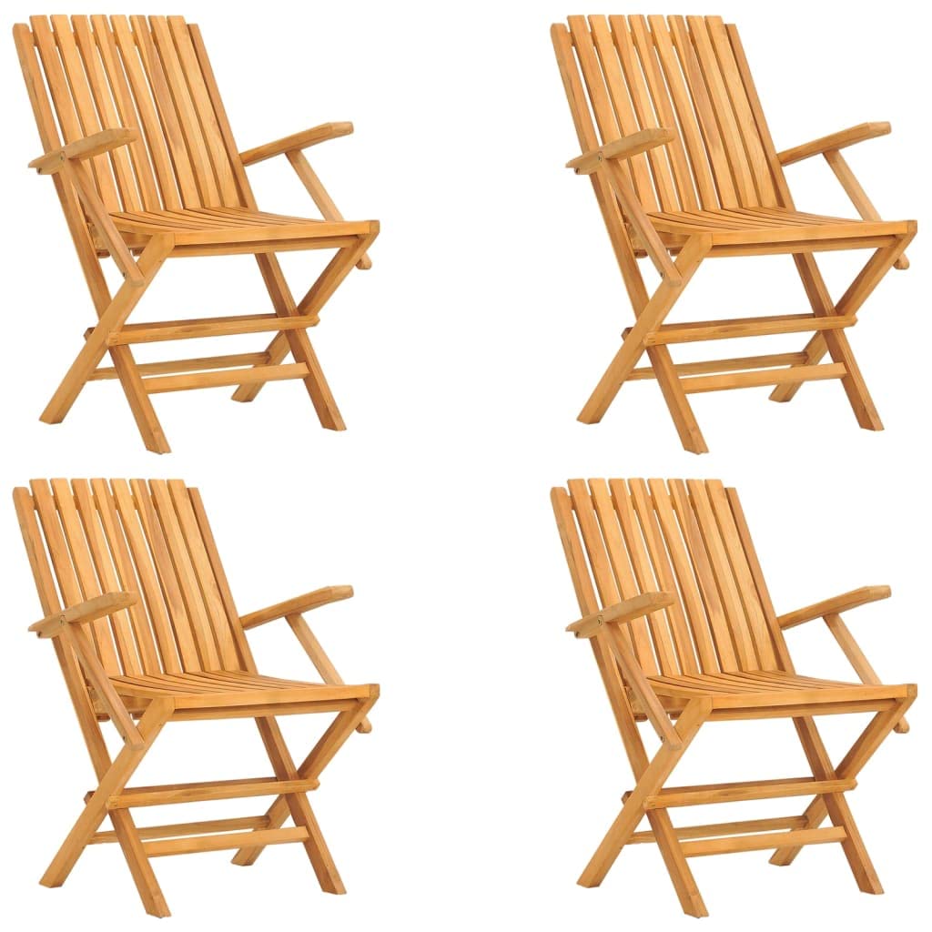 Składane krzesła ogrodowe 4 szt. 61x67x90 cm lite drewno tekowe, stół ogrodowy, plastikowe krzesło ogrodowe, aluminiowe krzesło ogrodowe,