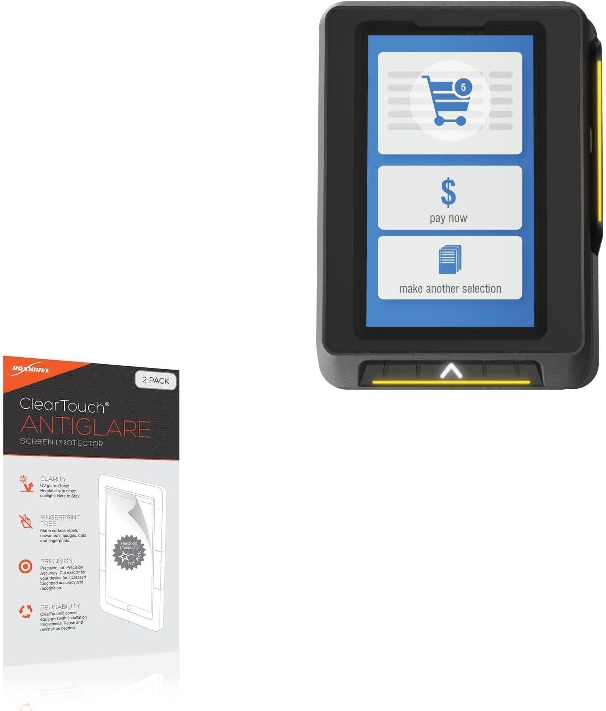 BoxWave Screen Protector Compatible with CPI Alio Pro - ClearTouch Anti-Glare (2-Pack), Anti-Fingerprint Matte Film Skin