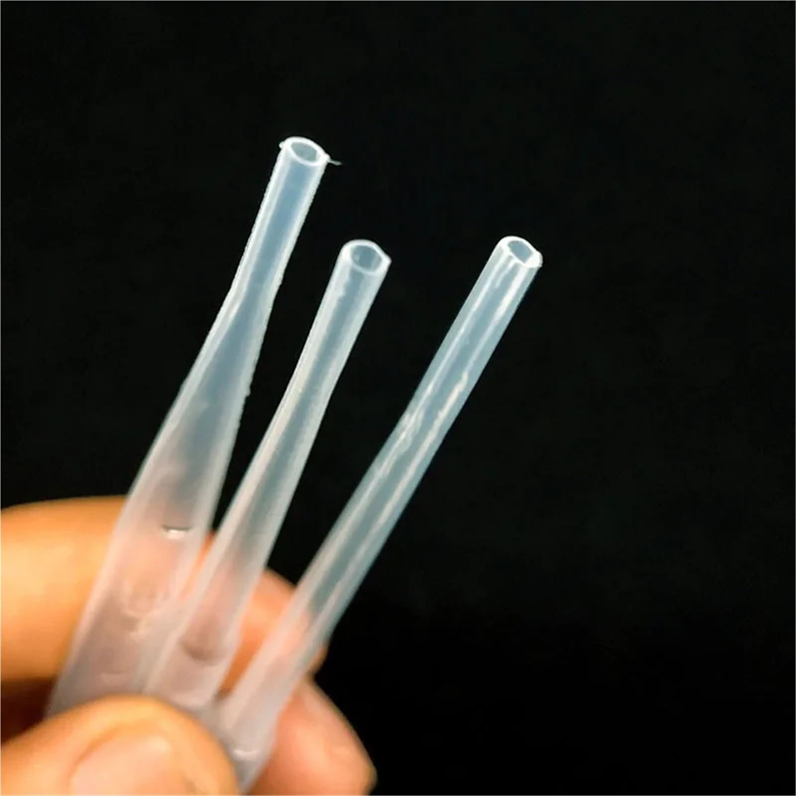 pipeta de laboratorio 1000 pipetas transparentes de plástico desechables de 10/5/3/2/1/0,5/0,2 ml, escala de pipeta.(0.5ML)