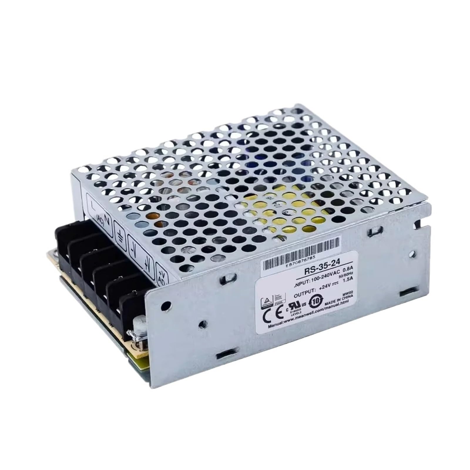 Alimentation à découpage 24 V 35 W RS-35-24 transformateur industriel encastrable