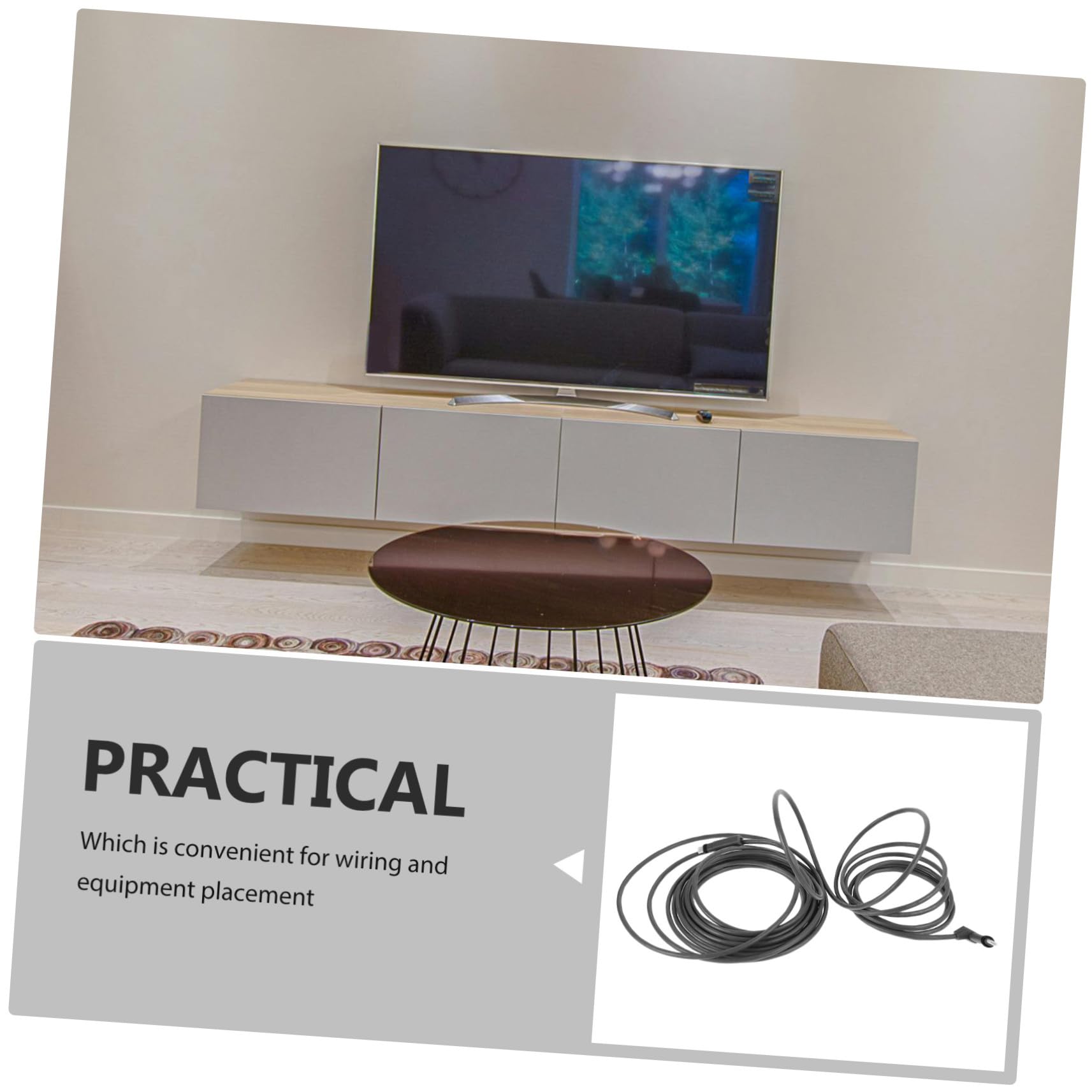 Housoutil Câble Extension Réseau pour Appareils de Communication Rallonge de Câble Réseau Connexion Stable et Facile à Installer