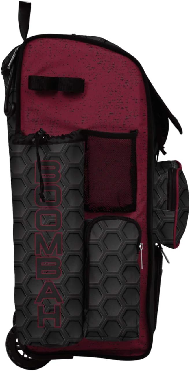 Sac De Baseball Roulant Superpack 2.0 3DHC - 23.5x13.5x9.5 - Noir/Rouge - Neuf