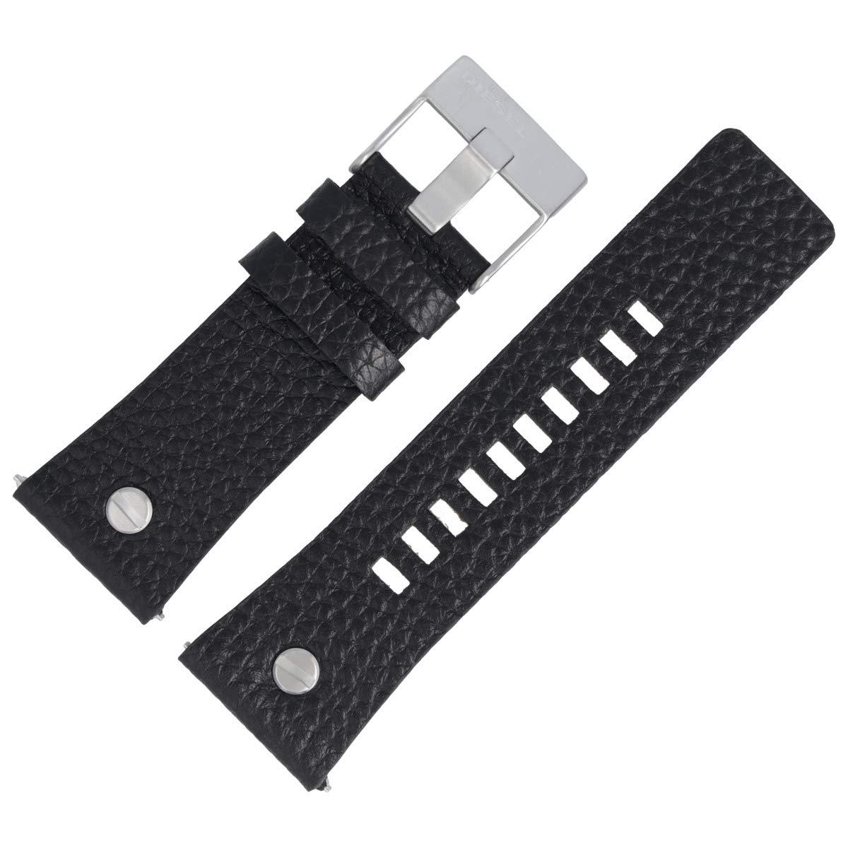 Diesel Watch Strap 28 mm Black Leather - DZ-7313
