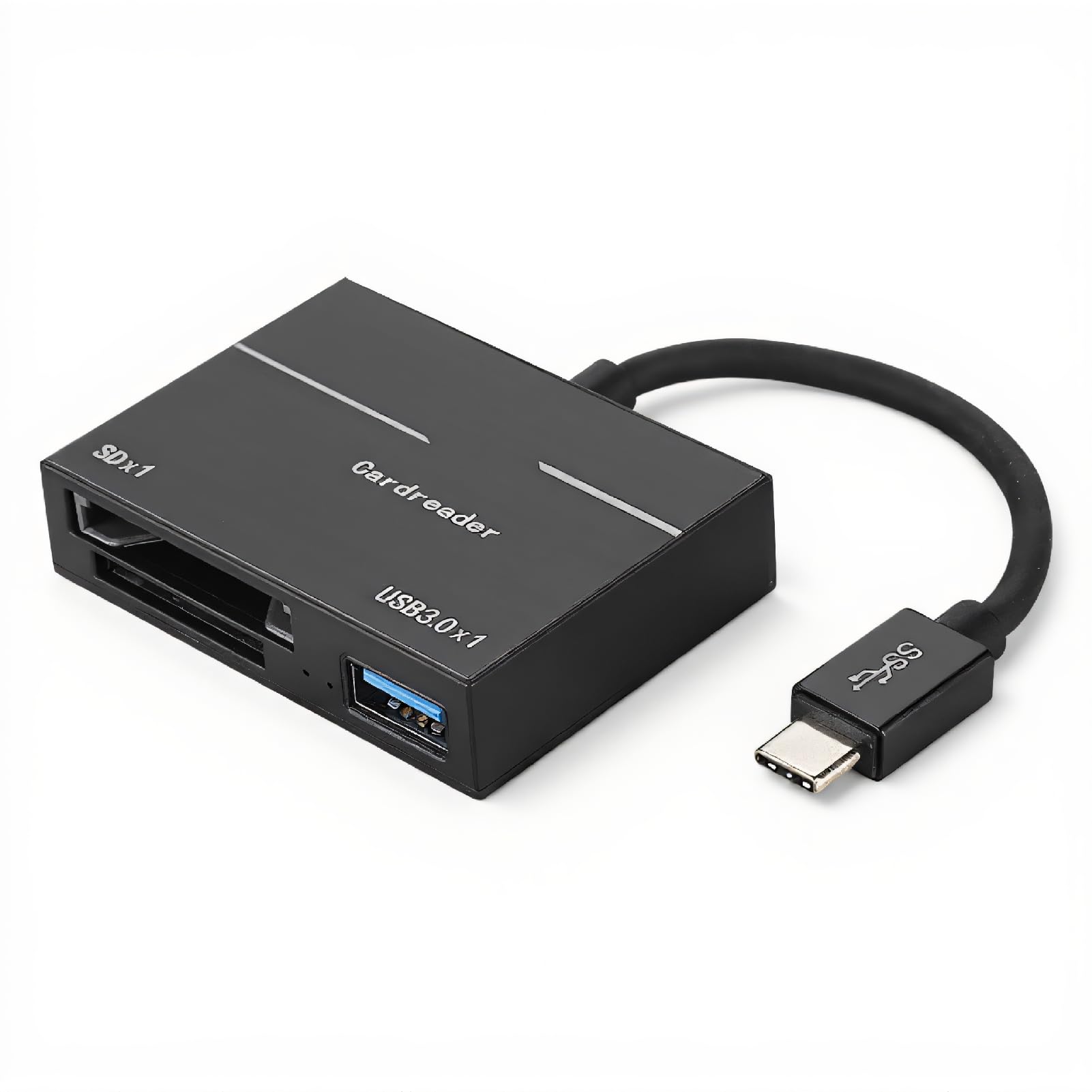 ASHATA Lettore di Schede USB Super Speed SD Adattatore schede SD/XQD,Multifunzione Portatile Lettore di Schede SD/XQD Lettore di Schede Convertitore di Schede per / Mac OS