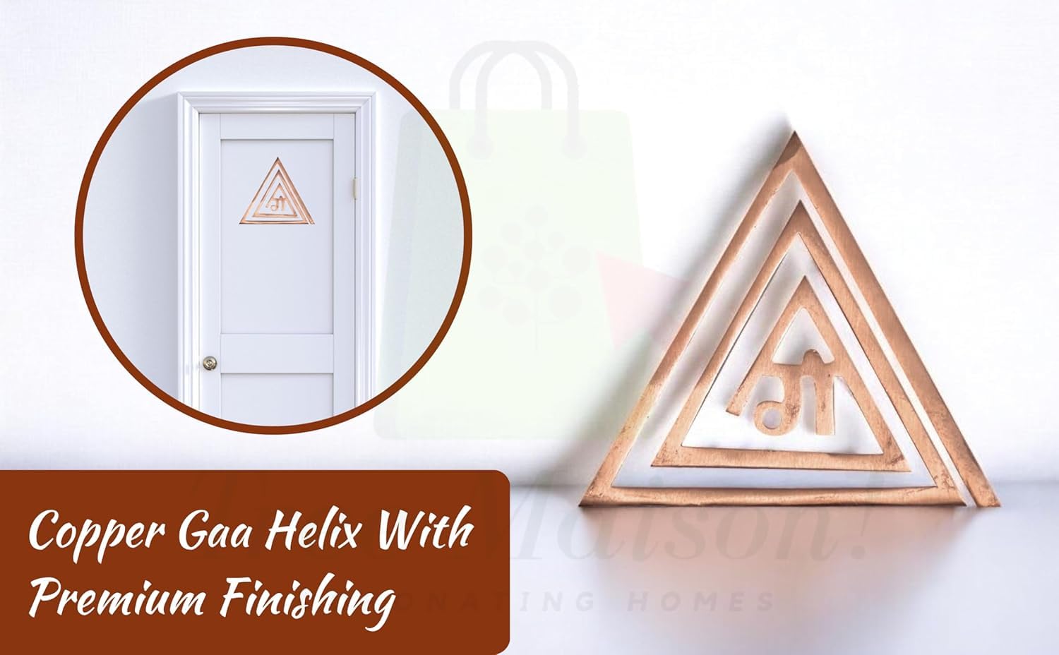 Copper Gaa Helix | 6 Inch | Energy Booster Vastu Remedy | Vastu Helix Remedy for Zone Correction | Zonal Placement - SE | Pack