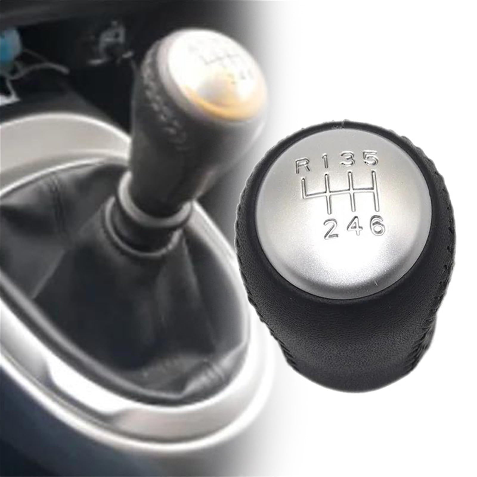 Mkszy One Color Car Manual Transmission Gear Shift Knob Shifter Lever Handle For Nissan For Juke F15 For X-Trail T31 For Qashqai J10 Jj10