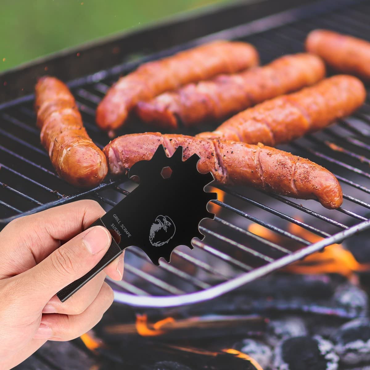 Pack of Cedar Wood BBQ Scrapers 17.75 x 3.75 x 0.75" Bulk Cutting